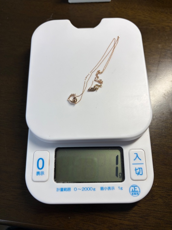 K18ネックレス　ハート（金・貴金属）の商品画像 - 査定依頼日：2026年6月9日 - 最高査定価格：14,000円