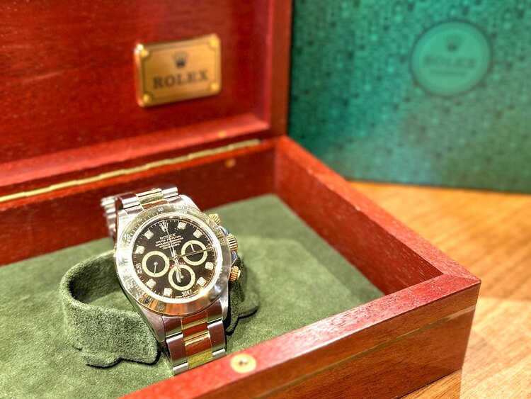 ロレックスデイトナコンビ（高級時計）の商品画像 - 査定依頼日：2025年1月17日 - 最高査定価格：2,250,000円
