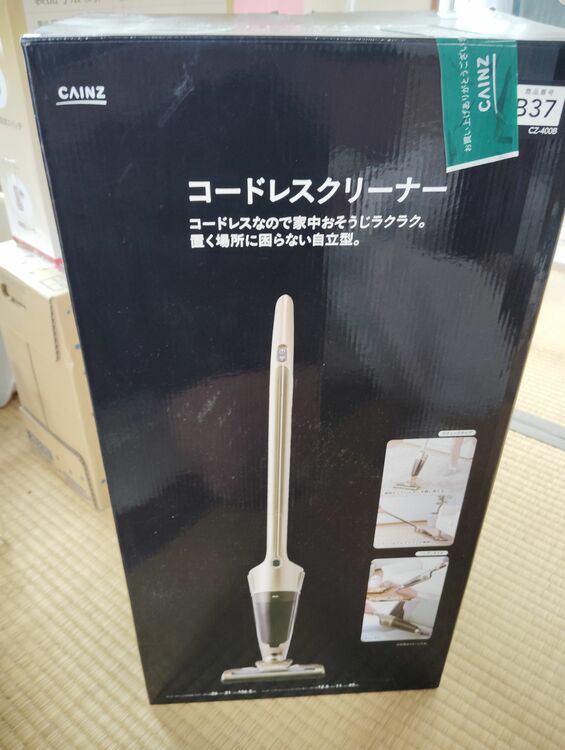 CAINZコードレスクリーナーCZ400B（家電）の商品画像 - 査定依頼日：2025年10月5日 - 最高査定価格：1,000円