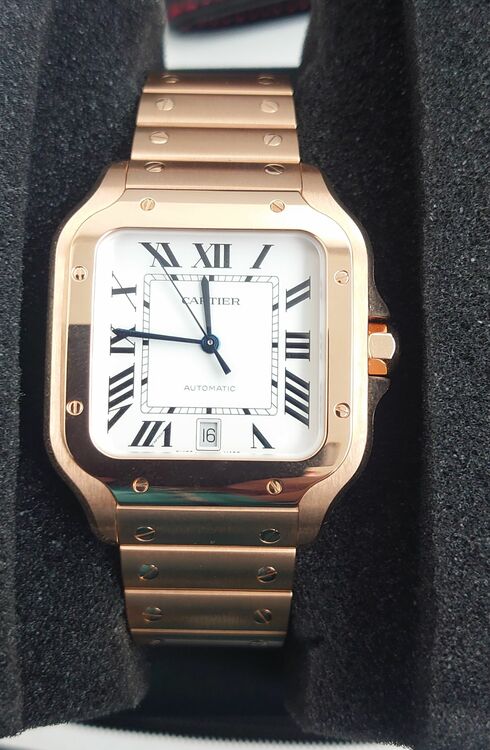 カルティエ サントス WGSA0018（高級時計）の商品画像 - 査定依頼日：2025年11月9日 - 最高査定価格：4,100,000円