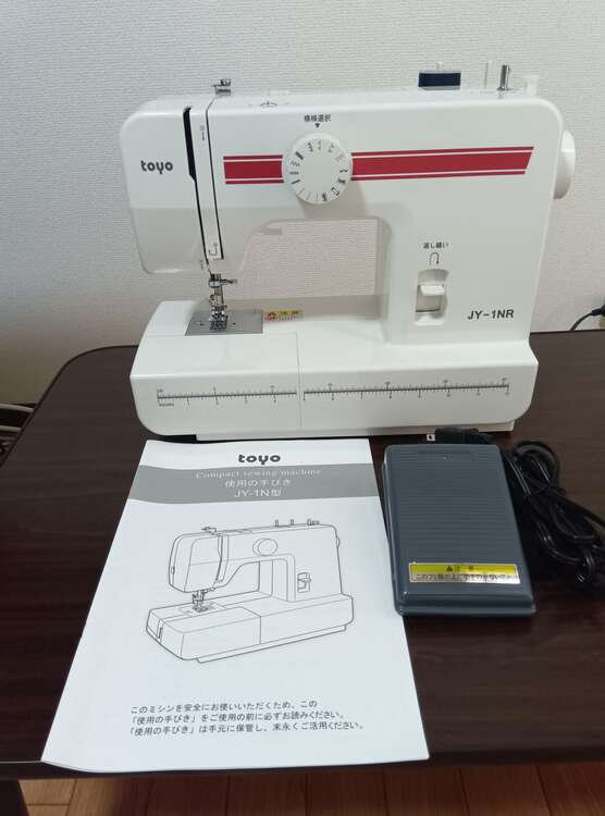 toyoミシン　JY-1N型（家電）の商品画像 - 査定依頼日：2025年1月9日 - 最高査定価格：500円