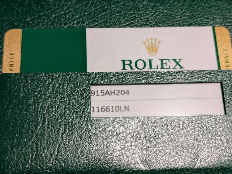 ロレックス サブマリーナー 116610LN（高級時計）の商品画像 - 査定依頼日：2025年5月20日 - 最高査定価格：1,600,000円