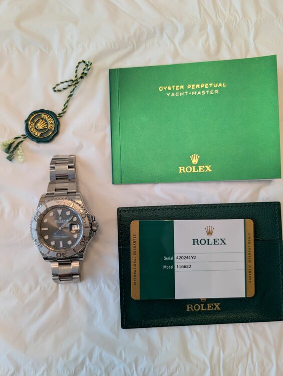 ロレックス ヨットマスター 116622（高級時計）の商品画像 - 査定依頼日：2025年10月11日 - 最高査定価格：1,950,000円