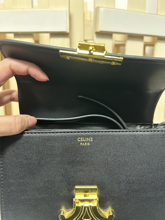 セリーヌ トリオンフ ティーン レザー ショルダーバッグ （ブランドバッグ）の商品画像 - 査定依頼日：2026年2月20日 - 最高査定価格：230,000円