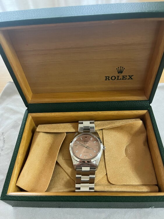 ロレックス エアキング 14000（高級時計）の商品画像 - 査定依頼日：2025年5月6日 - 最高査定価格：600,000円