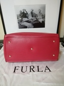 FURLA　オールレザー　トートバッグ　ポーチ付き