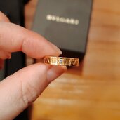 BVLGARI ダブルロゴリング（金・貴金属）の商品画像 - 査定依頼日：2026年4月16日 - 最高査定価格：200,000円