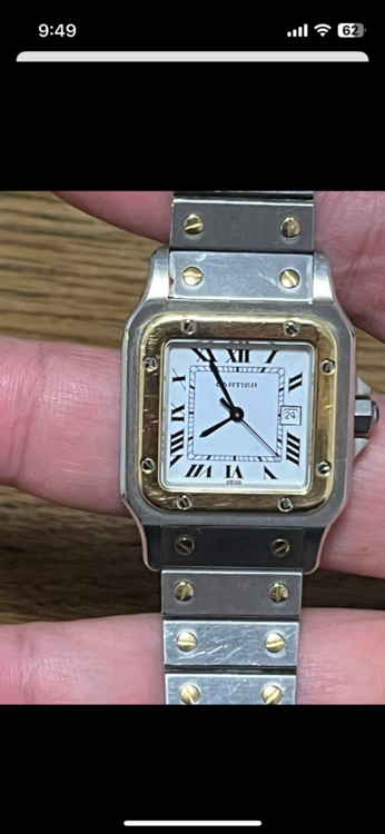 カルティエ サントス Ref296（高級時計）の商品画像 - 査定依頼日：2025年2月3日 - 最高査定価格：620,000円