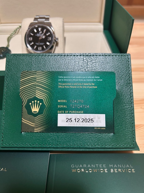 エクスプローラ1（高級時計）の商品画像 - 査定依頼日：2025年12月25日 - 最高査定価格：1,400,000円