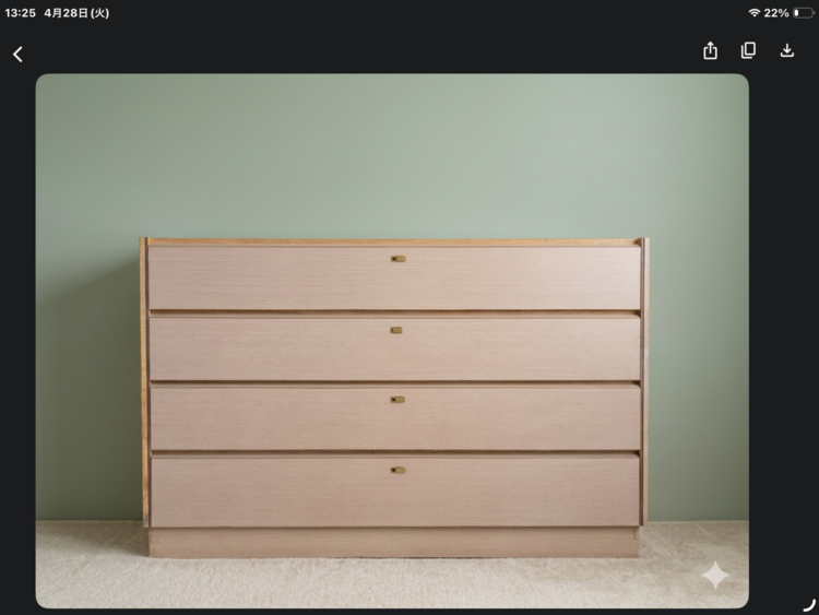 桐和ダンス（美術品・骨董品）の商品画像 - 査定依頼日：2026年4月28日 - 最高査定価格：500円