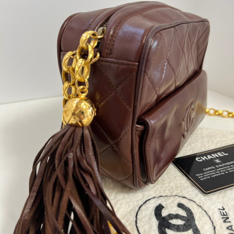 美品　シャネル　マトラッセ　ブラウン（ブランドバッグ）の商品画像 - 査定依頼日：2025年2月17日 - 最高査定価格：250,000円