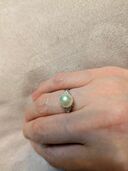 真珠プラチナリング