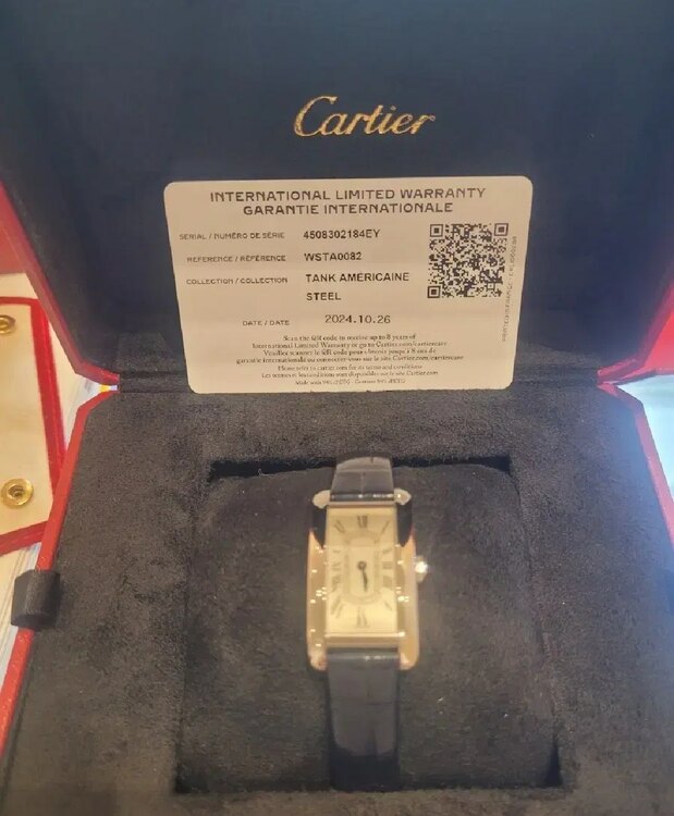 カルティエタンク　アメリカンスティル（高級時計）の商品画像 - 査定依頼日：2025年5月4日 - 最高査定価格：480,000円