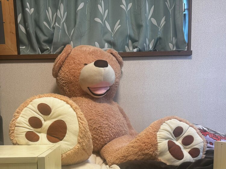 大のクマのぬいぐるみ（その他のおもちゃ）の商品画像 - 査定依頼日：2025年1月15日 - 最高査定価格：500円