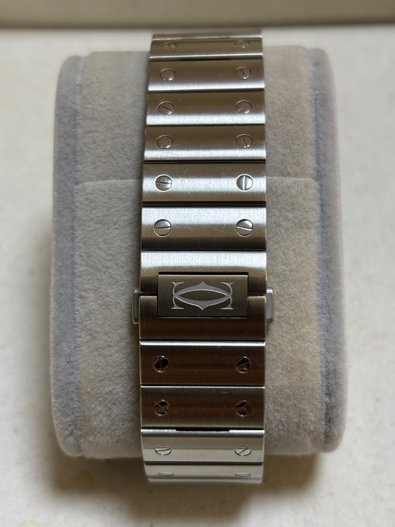 サントスドゥカルティエLMホワイト文字盤ステンレス（高級時計）の商品画像 - 査定依頼日：2025年12月9日 - 最高査定価格：830,000円