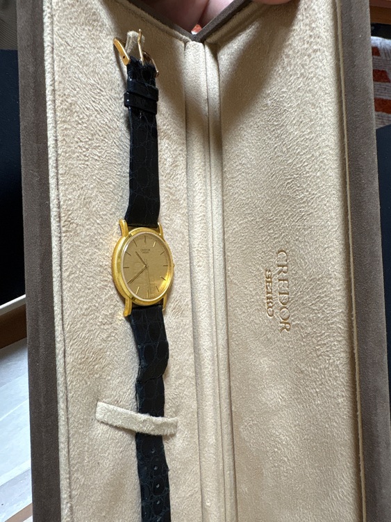 SEIKO CREDOR WATER RESISTANT 18K（高級時計）の商品画像 - 査定依頼日：2025年11月29日 - 最高査定価格：320,000円