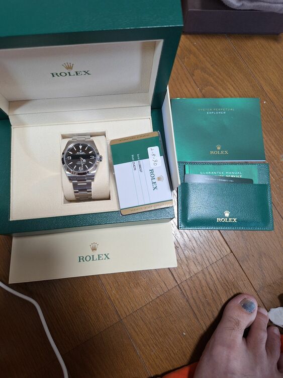 ロレックス エクスプローラー （高級時計）の商品画像 - 査定依頼日：2025年8月25日 - 最高査定価格：1,100,000円