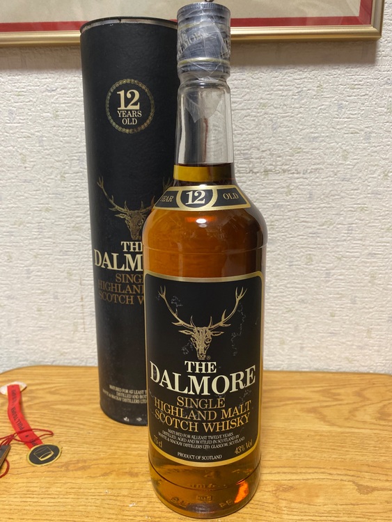ダルモア 12年　750ml43%（お酒）の商品画像 - 査定依頼日：2025年9月22日 - 最高査定価格：18,000円
