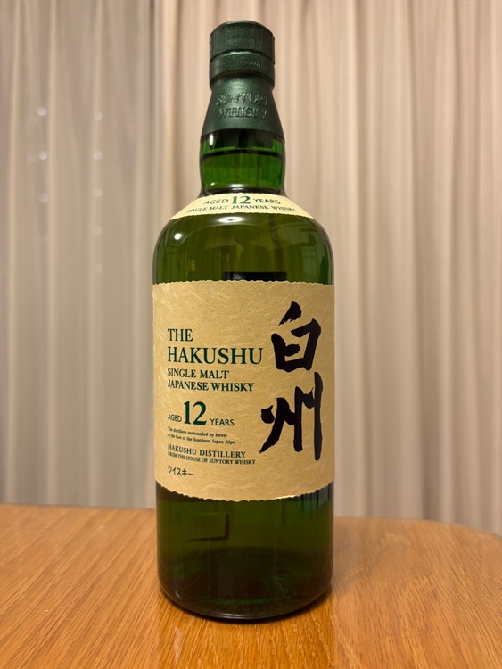 白州12年（お酒）の商品画像 - 査定依頼日：2026年7月11日 - 最高査定価格：20,000円
