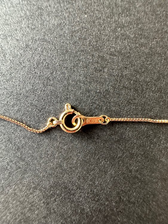 agete アガット　K18ダイヤモンドネックレス（金・貴金属）の商品画像 - 査定依頼日：2023年9月21日 - 最高査定価格：20,000円