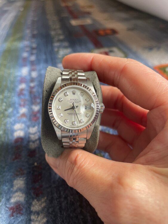 ロレックス デイトジャスト 69179g（高級時計）の商品画像 - 査定依頼日：2025年2月23日 - 最高査定価格：1,100,000円