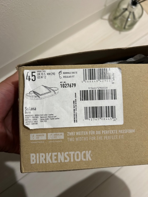 STUSSY & BIRKENSTOCK SOLANA Size45（古着・ファッション）の商品画像 - 査定依頼日：2025年8月7日 - 最高査定価格：10,000円