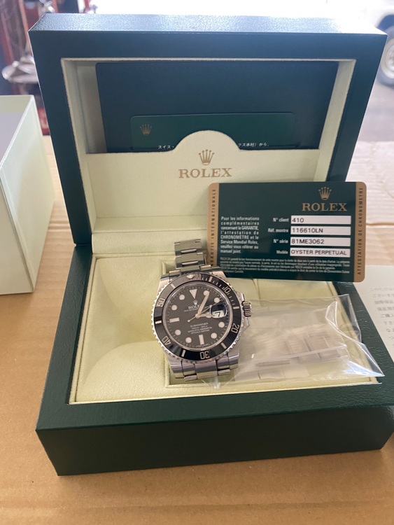 ロレックス サブマリーナー 116610lm（高級時計）の商品画像 - 査定依頼日：2025年10月23日 - 最高査定価格：1,670,000円