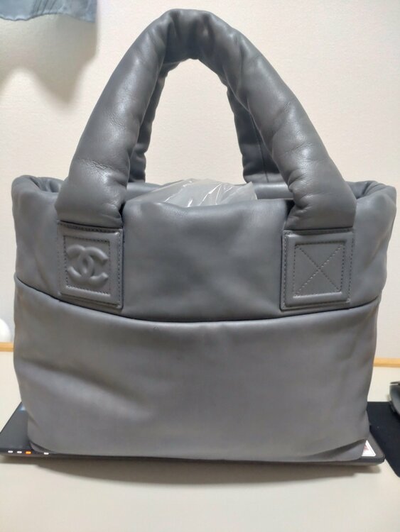 シャネル　コココクーン　オールレザー　グレー（ブランドバッグ）の商品画像 - 査定依頼日：2026年3月2日 - 最高査定価格：120,000円