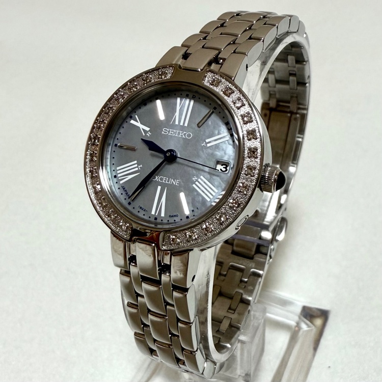 セイコー ドルチェ& エクセリーヌ ダイヤ シェル 腕時計 SWCW007（高級時計）の商品画像 - 査定依頼日：2026年4月5日 - 最高査定価格：15,000円