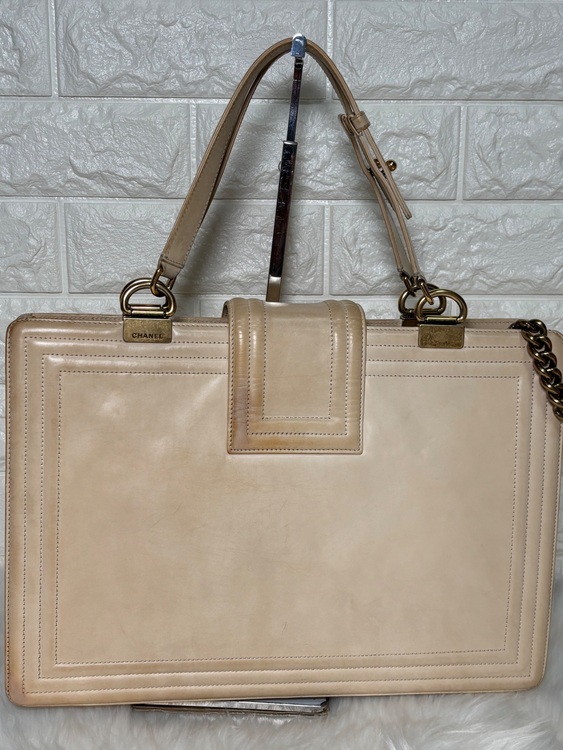 シャネル　ボーイシャネル ショルダーバッグ2way ラムスキン ベージュ（ブランドバッグ）の商品画像 - 査定依頼日：2025年10月30日
