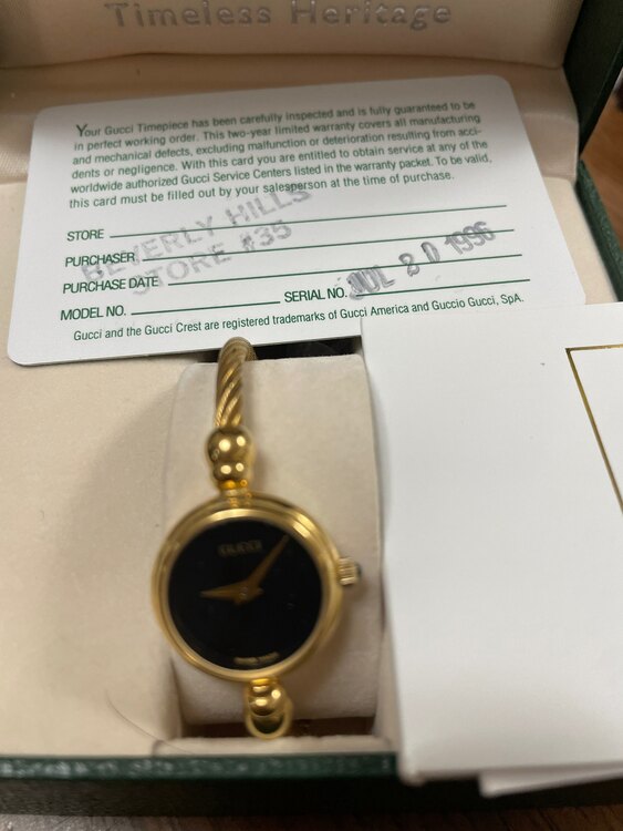 グッチ（高級時計）の商品画像 - 査定依頼日：2025年1月30日 - 最高査定価格：8,000円