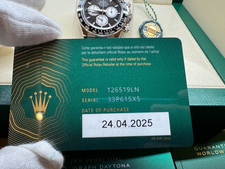 126519LN（高級時計）の商品画像 - 査定依頼日：2025年6月24日 - 最高査定価格：5,850,000円
