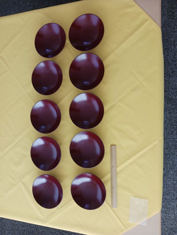 【越前漆器】輪花取り皿６寸　天然木 10枚組　（食器）の商品画像 - 査定依頼日：2025年8月21日 - 最高査定価格：2,000円