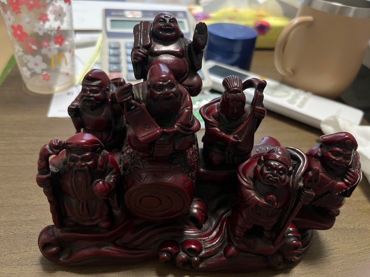 七福神　置き物（美術品・骨董品）の商品画像 - 査定依頼日：2026年5月30日 - 最高査定価格：3,000円