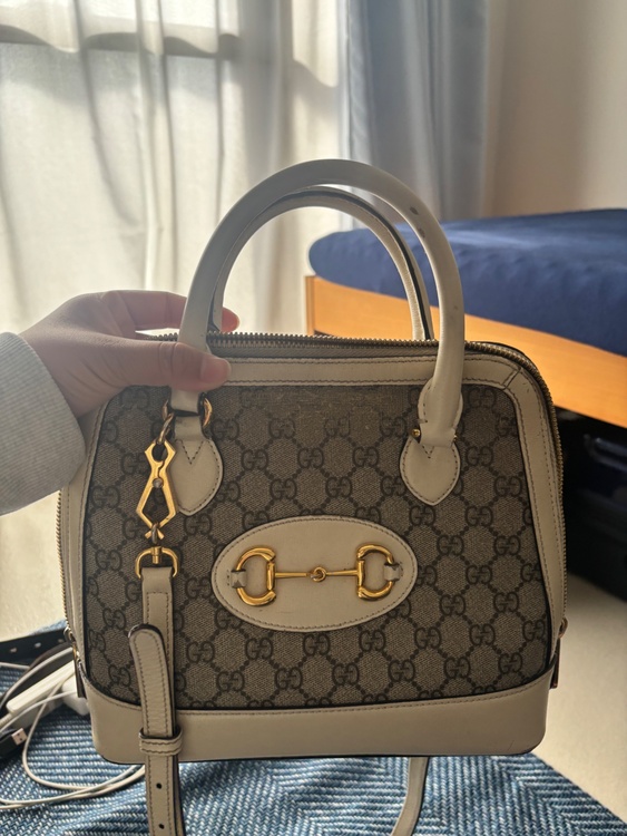 グッチ ホースビット1955 GGスプリーム PVC ショルダーバッグ（ブランドバッグ）の商品画像 - 査定依頼日：2026年4月12日 - 最高査定価格：60,000円