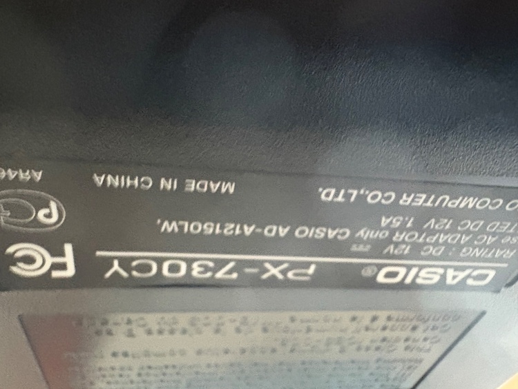 PX-730CY（ピアノ・楽器・PA機材）の商品画像 - 査定依頼日：2026年7月10日 - 最高査定価格：5,000円