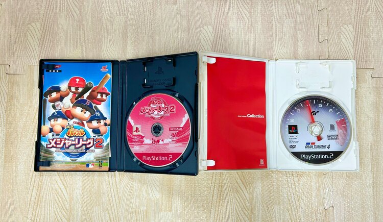 PlayStation2本体SCPH-50000とソフト６本（ゲーム機本体・ゲームソフト）の商品画像 - 査定依頼日：2025年3月30日 - 最高査定価格：2,850円