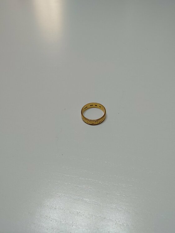K18イエローゴールド 唐草彫刻（アラベスク）（金・貴金属）の商品画像 - 査定依頼日：2026年10月20日 - 最高査定価格：70,000円
