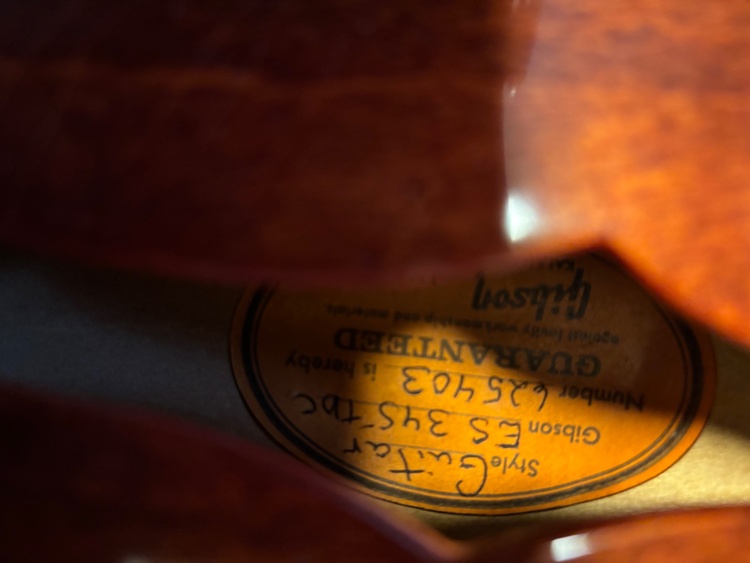 Gibson ES-345TDC（ピアノ・楽器・PA機材）の商品画像 - 査定依頼日：2026年4月19日 - 最高査定価格：589,000円