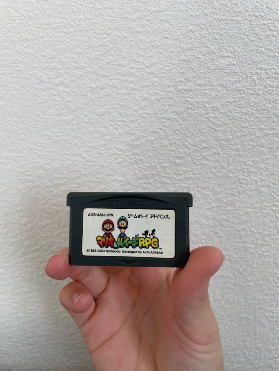 ゲームボーイアドバンス　マリオ&ルイージRPG（ゲーム機本体・ゲームソフト）の商品画像 - 査定依頼日：2023年1月30日