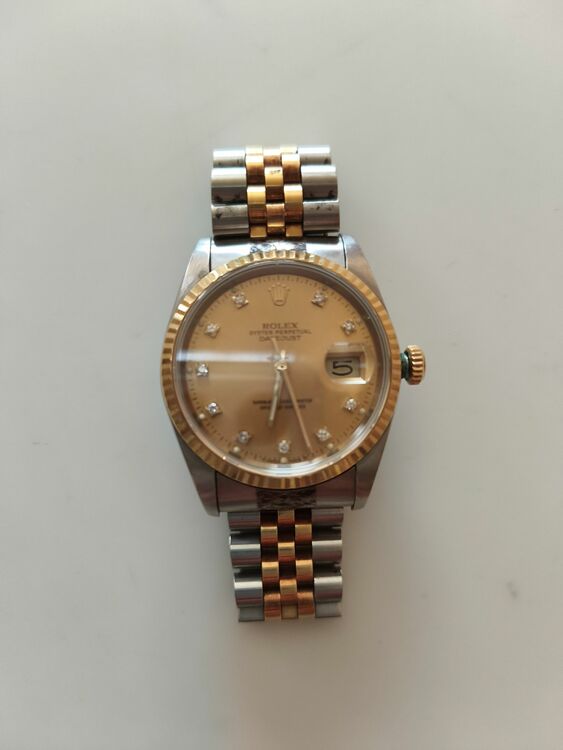 ロレックス パーペチュアルデイト 16233G（高級時計）の商品画像 - 査定依頼日：2025年9月17日 - 最高査定価格：880,000円