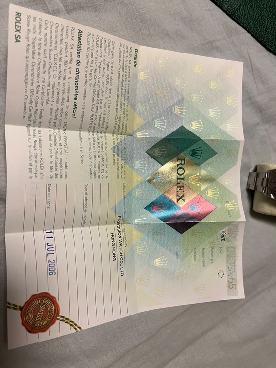 ロレックス エクスプローラー 1657（高級時計）の商品画像 - 査定依頼日：2025年9月16日 - 最高査定価格：1,030,000円