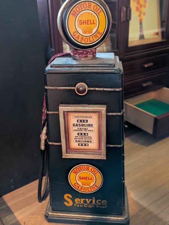 ヴィンテージのシェルのレプリカガソリンポンプ（美術品・骨董品）の商品画像 - 査定依頼日：2025年10月17日 - 最高査定価格：1,000円