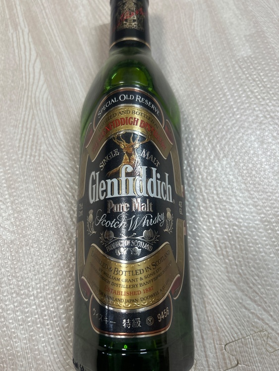 ウイスキー グレンフィディック（お酒）の商品画像 - 査定依頼日：2026年7月26日 - 最高査定価格：1,000円