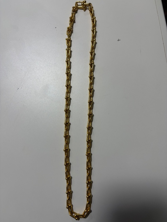 ティファニー　ハードウェア　スモール　ネックレス　イエローゴールド（金・貴金属）の商品画像 - 査定依頼日：2026年4月5日 - 最高査定価格：1,700,000円