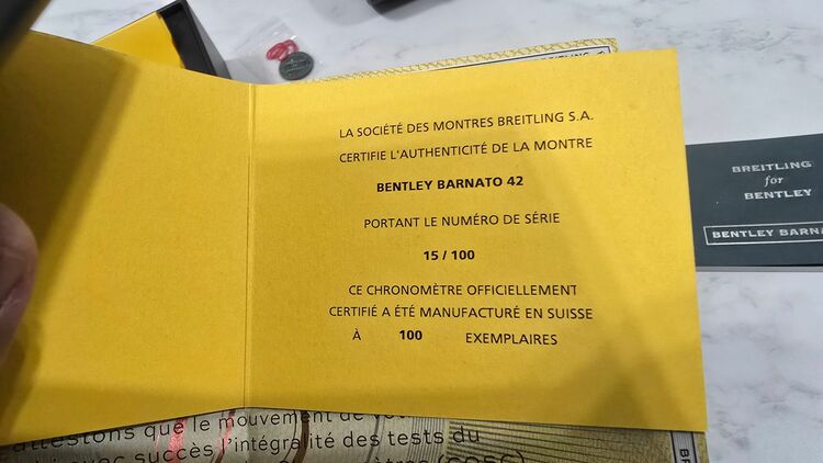 ベントレー バーナート42 ダイヤモンド リミテッド（高級時計）の商品画像 - 査定依頼日：2025年10月1日 - 最高査定価格：1,400,000円
