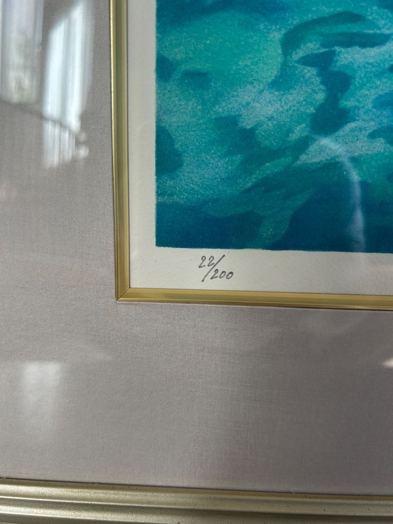 波濤 リトグラフ（美術品・骨董品）の商品画像 - 査定依頼日：2025年12月23日 - 最高査定価格：13,000円