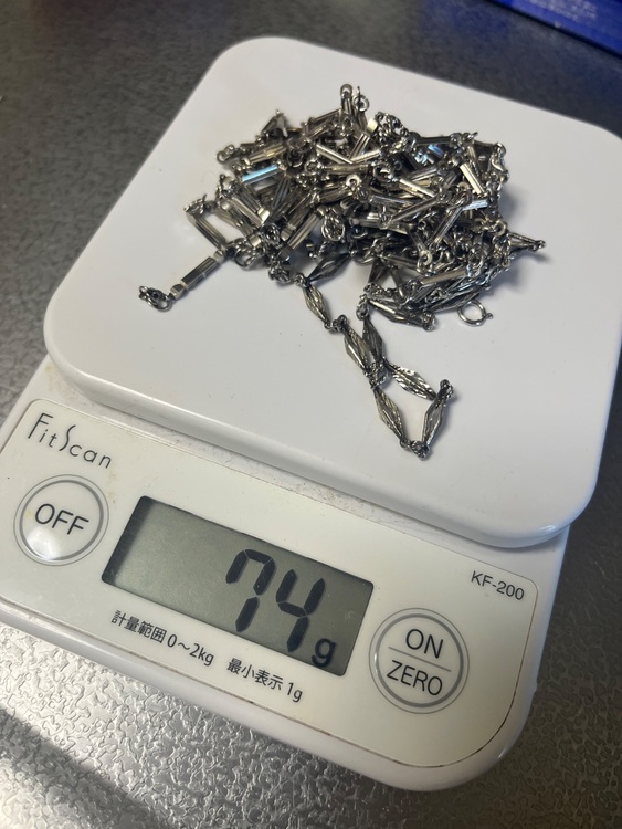 ネックレス（金・貴金属）の商品画像 - 査定依頼日：2025年7月15日 - 最高査定価格：437,000円