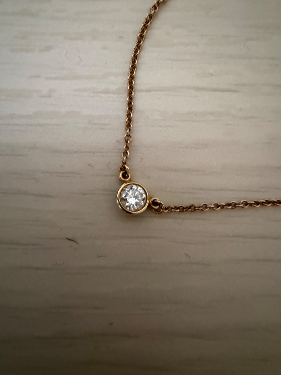 ティファニー バイヤザードネックレス K18 0.14カラット（金・貴金属）の商品画像 - 査定依頼日：2026年7月24日 - 最高査定価格：75,000円