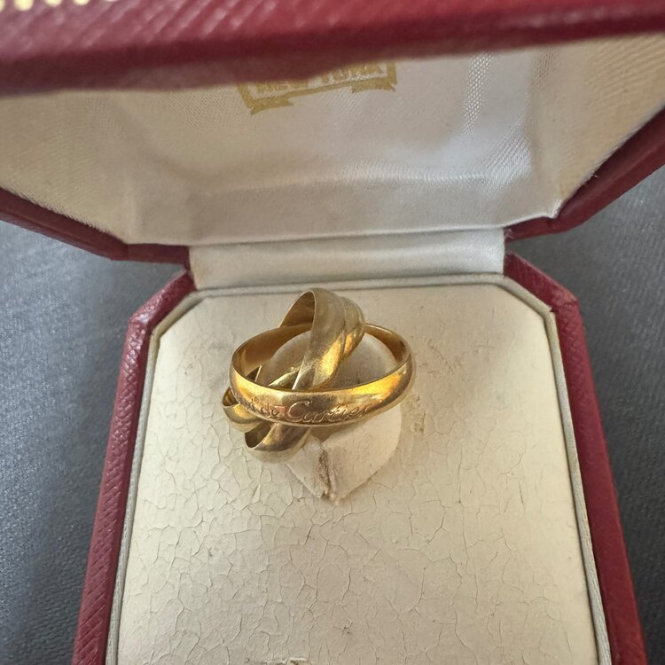 カルティエ　トリニティリング　750（金・貴金属）の商品画像 - 査定依頼日：2025年5月16日 - 最高査定価格：100,000円